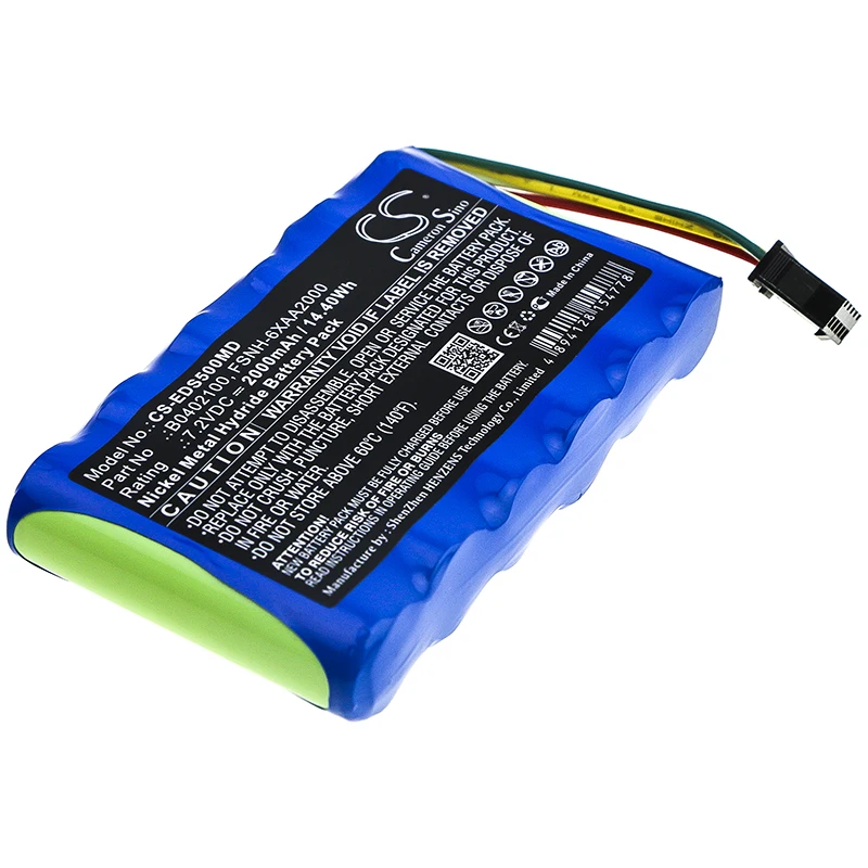 

CS 2000mAh / 14.40Wh battery for EDAN SD5, SD6 B0402100, FSNH-6XAA2000