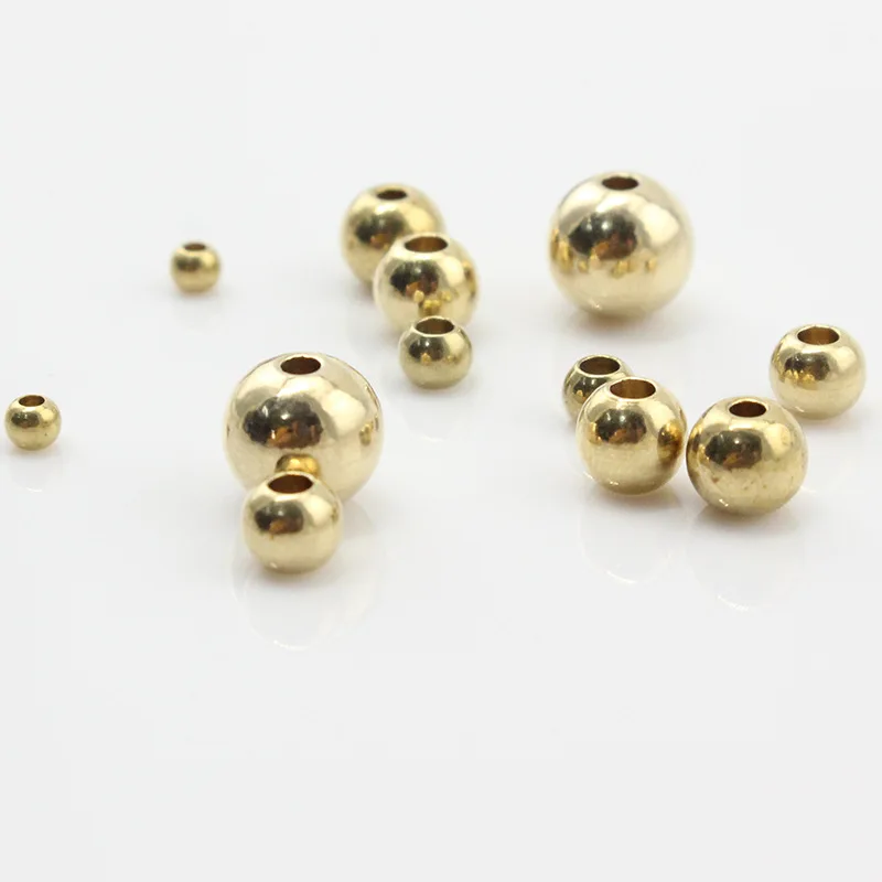

Плоские круглые бусины-разделители Rondell из золотистой латуни, 100 шт., 4-8 мм, Стальные Бусины для шармов, DIY браслет, аксессуары для изготовлени...