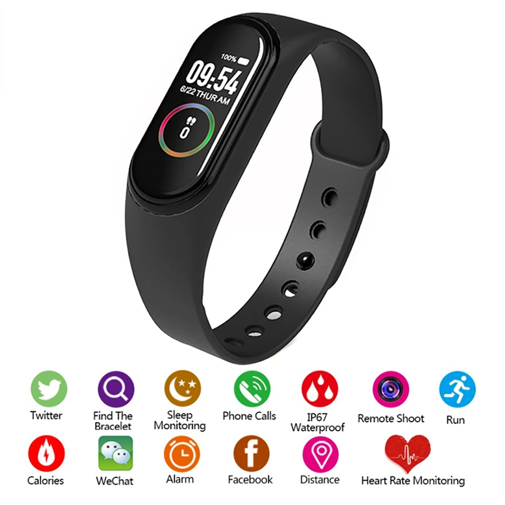 

Hot Sales Smartwatch Waterproof Watch Blood Pressure Heart Rate Monitor Pedometer Health and Sport Monitor