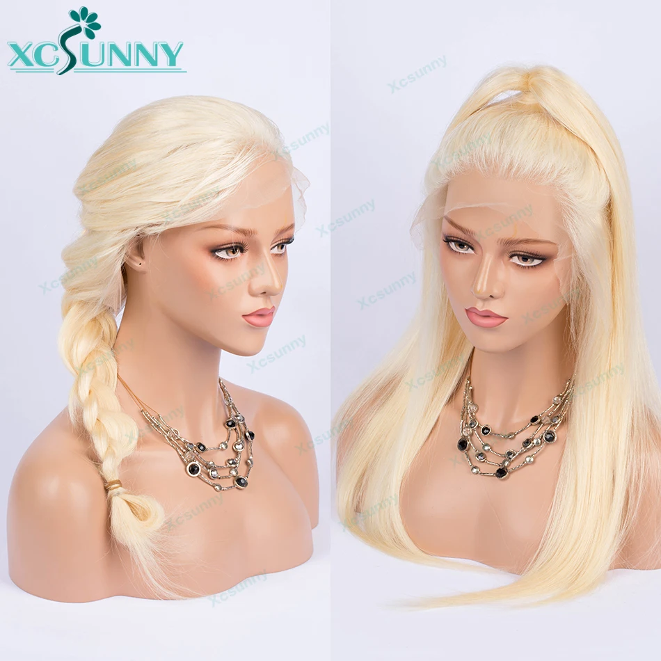 Парик женский из 613 прямых человеческих волос 13 х6 дюймов