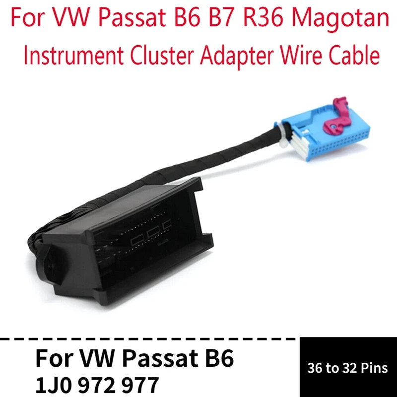 Адаптер приборной панели провод кабель от 36 до 32 контакта Plug & Play для VW Passat B6 B7 R36