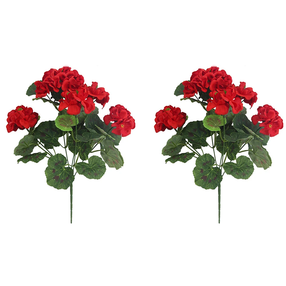 

Искусственные цветы герань 2 штуки