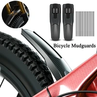 2 pieces bicycle mudguards water lock front rear bike mud fenders tire wheel cycling wings protectors bicycle accessories
