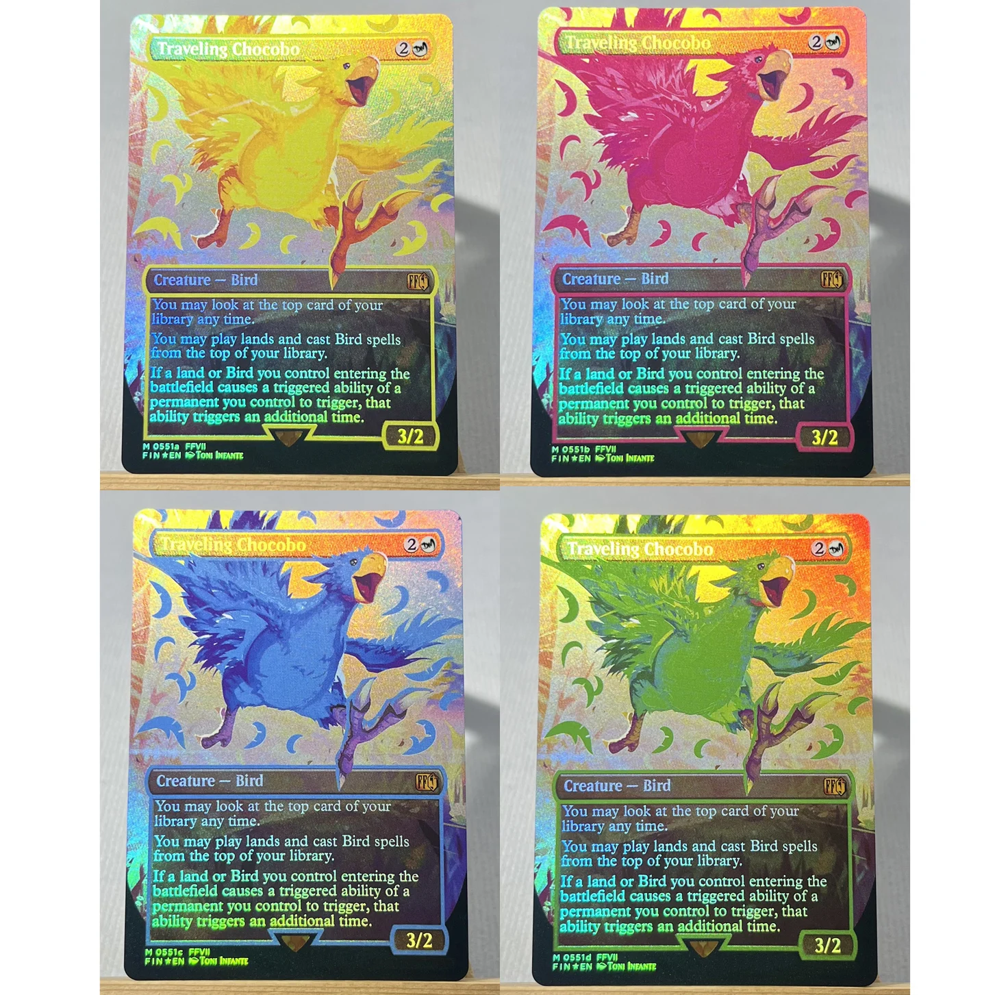 Фото FCA FIC FOIL4-02 Прокси-карты TCG: Клауд, Экс-Солдат Терра, Герольд Надежды Селес, Руночный Рыцарь, Древний Медный Дракон №2