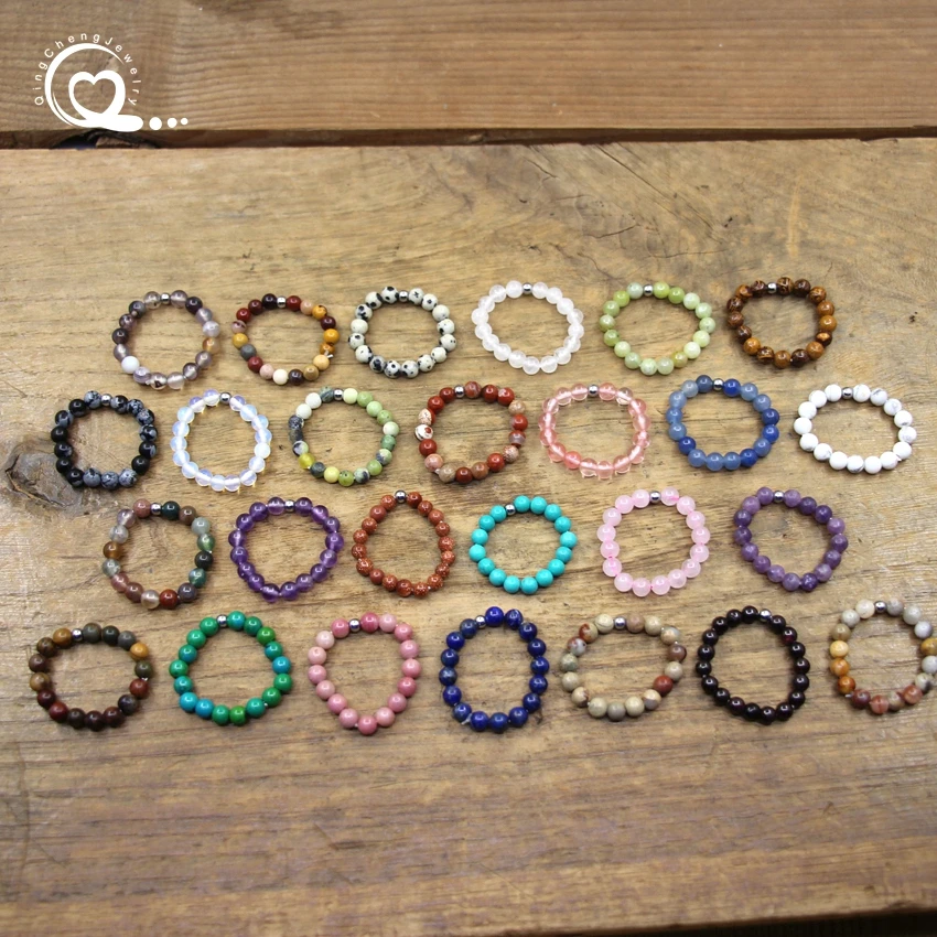 Медное кольцо в классическом стиле с инкрустацией натуральным полудрагоценным