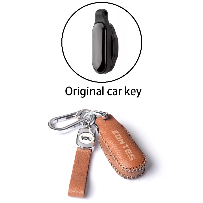 

Для Zontes 310M, модификация мотоцикла, защитный чехол для ключей с дистанционным управлением, кожаный защитный чехол для ключей, украшение для ключей