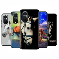 art horse animal soft tpu silicone cover for huawei nova 9 8i 5t 8 7 6 7i 5 4 4e 3 3i pro phone case coque