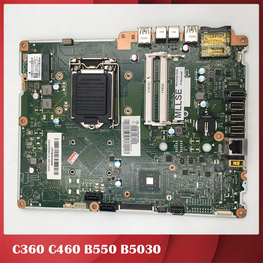 100% Working  All-in-one Motherboard C360 C460 B550 B5030 CIH81S 90005430 VER:1.0 LGA1155 Fully Tested Good Quality