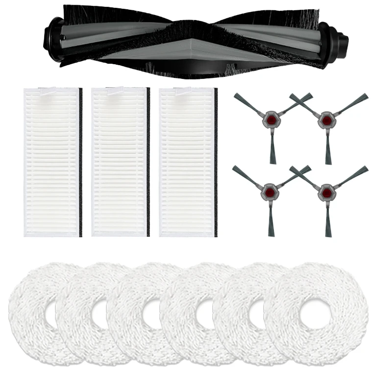 

Подходит Для Ecovacs N9 + робот-подметание боковая щетка основная щетка фильтр очистка тряпка аксессуары