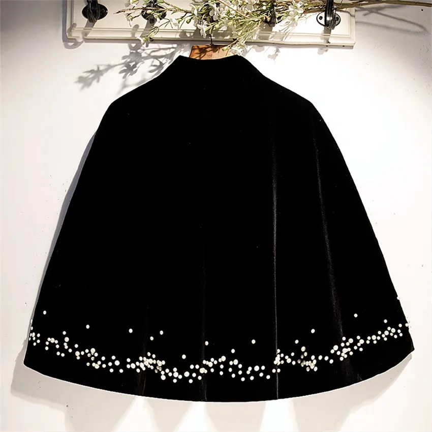 Новая Винтажная элегантная женская Золотая Бархатная накидка-болеро аксессуары