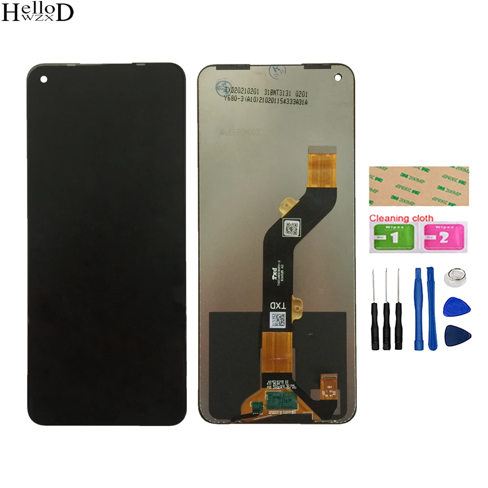 

100% Tested LCD Display For Infinix Hot 10 X682 X682B X682C LCD Display Touch Screen Digitizer Assembly Replacement+Tools