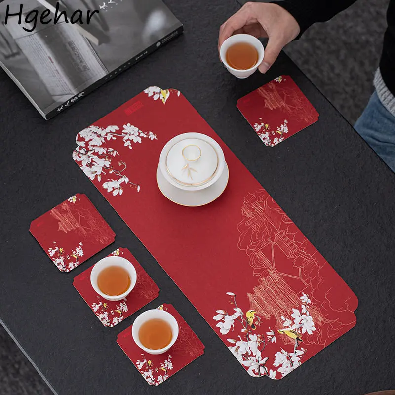 

Жаккардовая настольная Дорожка в китайском стиле, Настенный Коврик для стола, домашнее украшение для дома, скатерть для стола в стиле ретро