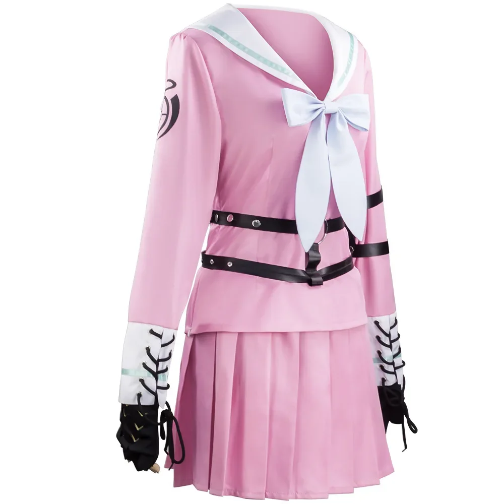 Аниме Danganronpa V3 Miu Iruma костюмы для косплея женские платья костюм моряка школьная