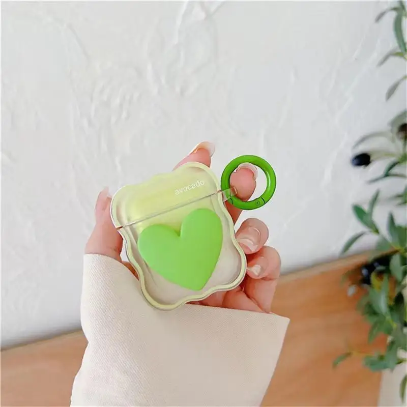 

Earphone Case For AirPods 1/2/3/Pro New Cartoon Love Design Anti-drop Anti-Shock Waterproof Protective Cover Earbuds Accessory