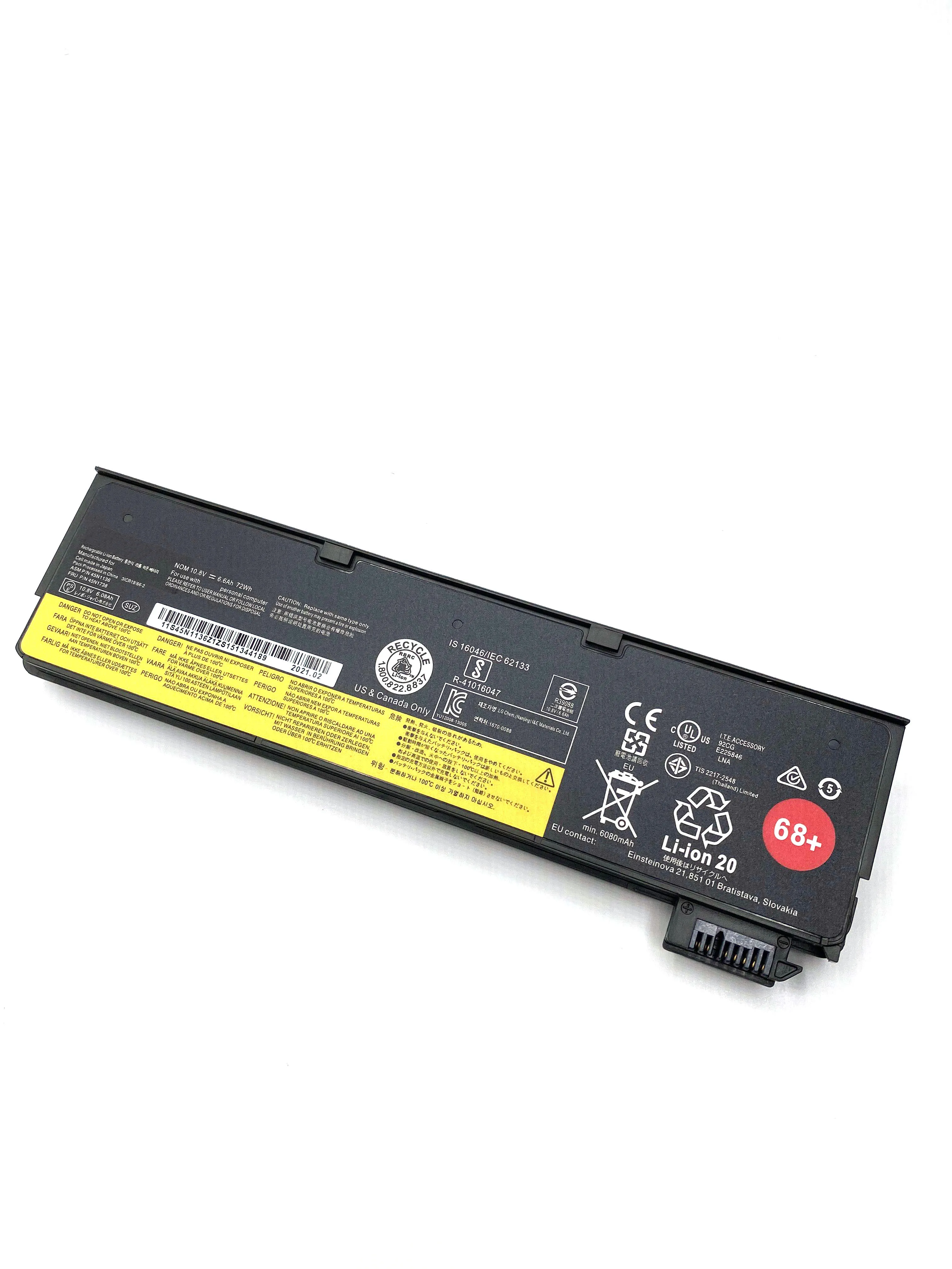 Фото 45N1738 45N1736 Аккумулятор для ноутбука Lenovo ThinkPad X240 T440S T440 X250 T450S X260 S440 S540 L450 L470 45N1777 45N1737 45N1136 №3