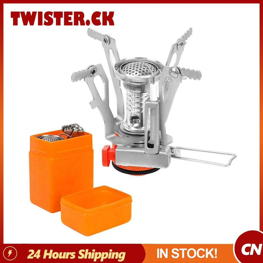 

3000W Mini Gas Stove Outdoor Folding Tourist Burner Portable Furnace Picnic Cooking Camping Supplies