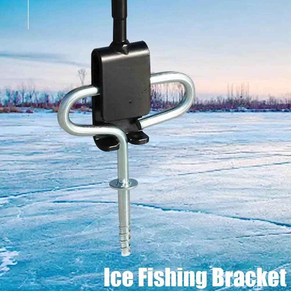 

Winter Fishing Supplies HolderIce Peg Ice Fishing Bracket Ice Nail Outdoors Tent Stakes Pegs Winter Fishing Supplies