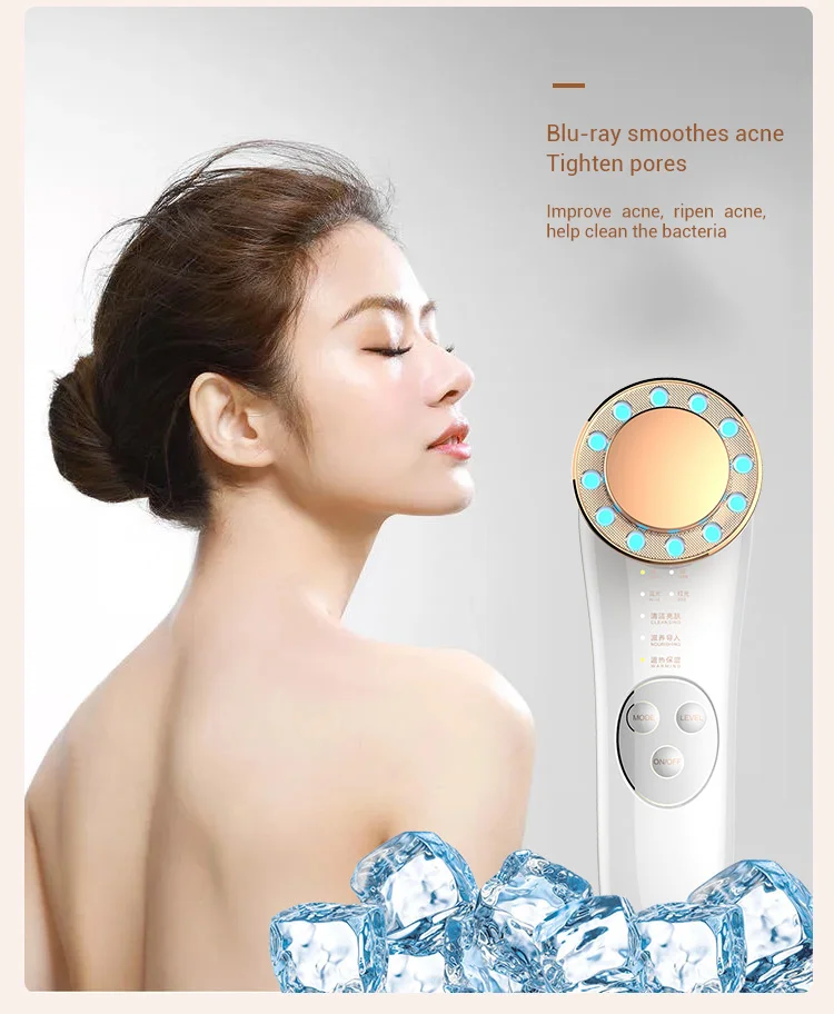 

Smart Home IPL beauty instrument microcurrent facial inductive therapeutical instrument skin rejuvenation Lift and firm the skin