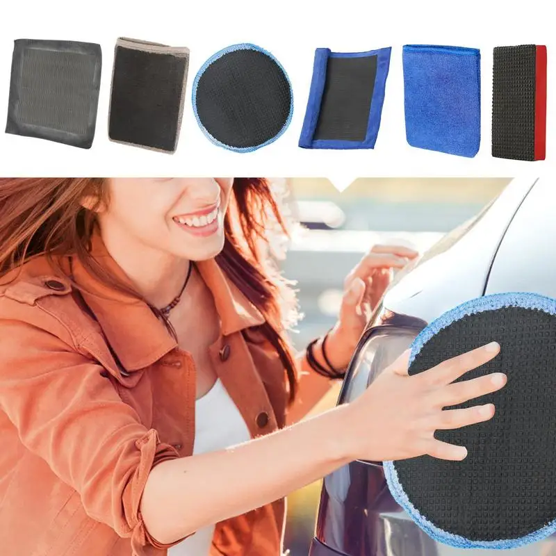 Microfiber Clay Bar Alternative Towel For Car Alternative For Car Detailing Removes Debris Magic Mud Cloth