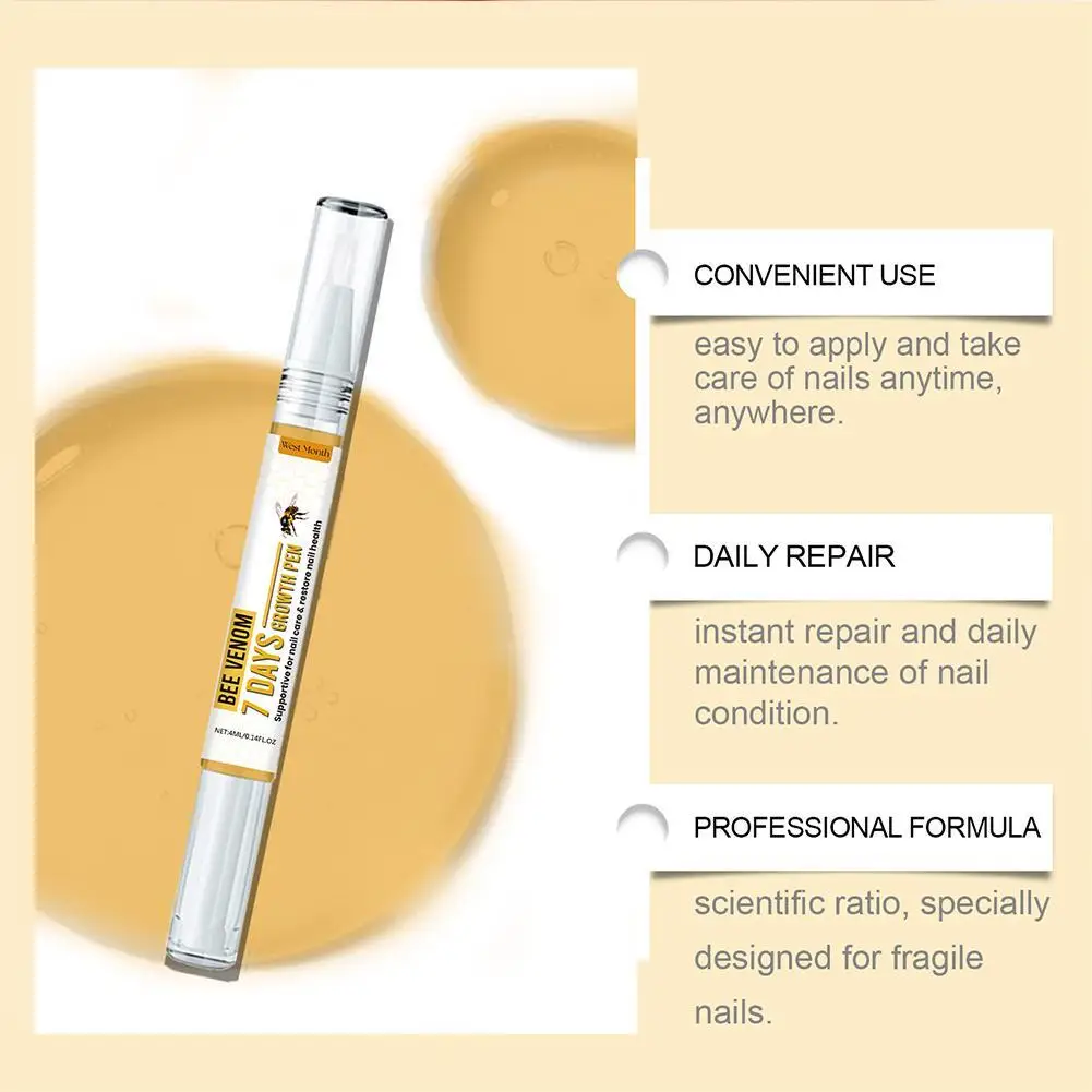 1 шт. 7 дней раствор для ремонта ногтей в виде пчелы средство лечения грибка