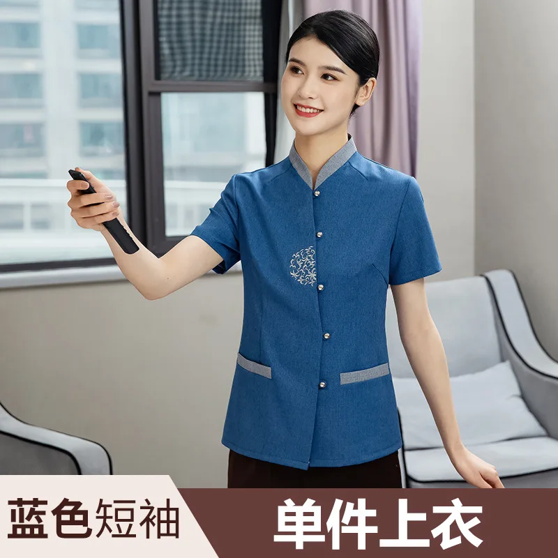 Одежда для уборки летняя одежда с коротким рукавом женский костюм гостей отеля