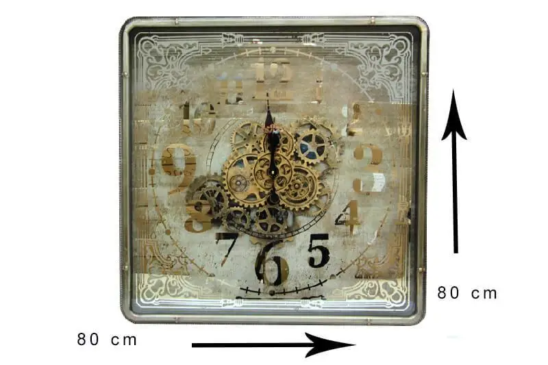 

Настенные часы Kare с римскими цифрами и зеркальным крыльчатком