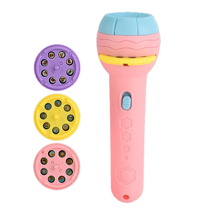 

Flashlight Projector Torch Lamp Toy Baby Sleeping Story Book Early Education Toy for Kid Birthday Gift Light Up Toy