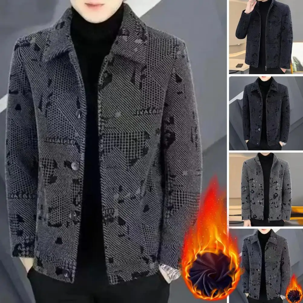 

Winter Fashion Jacket Men's Lapel Autumn And Winter New Corduroy Jacket