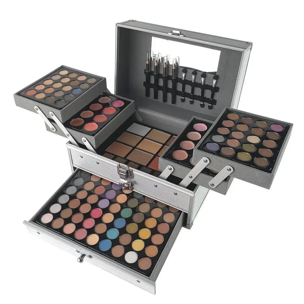 

1 Set Makeup Kits Functional Fine Texture Long Lasting 132 Cosmetic Makeup Kits for Female Complete Makeup Set Makeup Sets