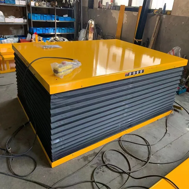 Cheap Hydraulic Electric Scissor Lift Table with Dust cover use in production plant | Lifting Machine