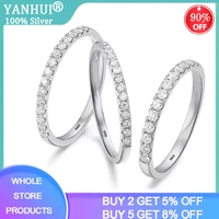 yanhui 2mm tibetan silver s925 rings for women simple design stackable fashion jewelry bridal wedding engagement ring dr002
