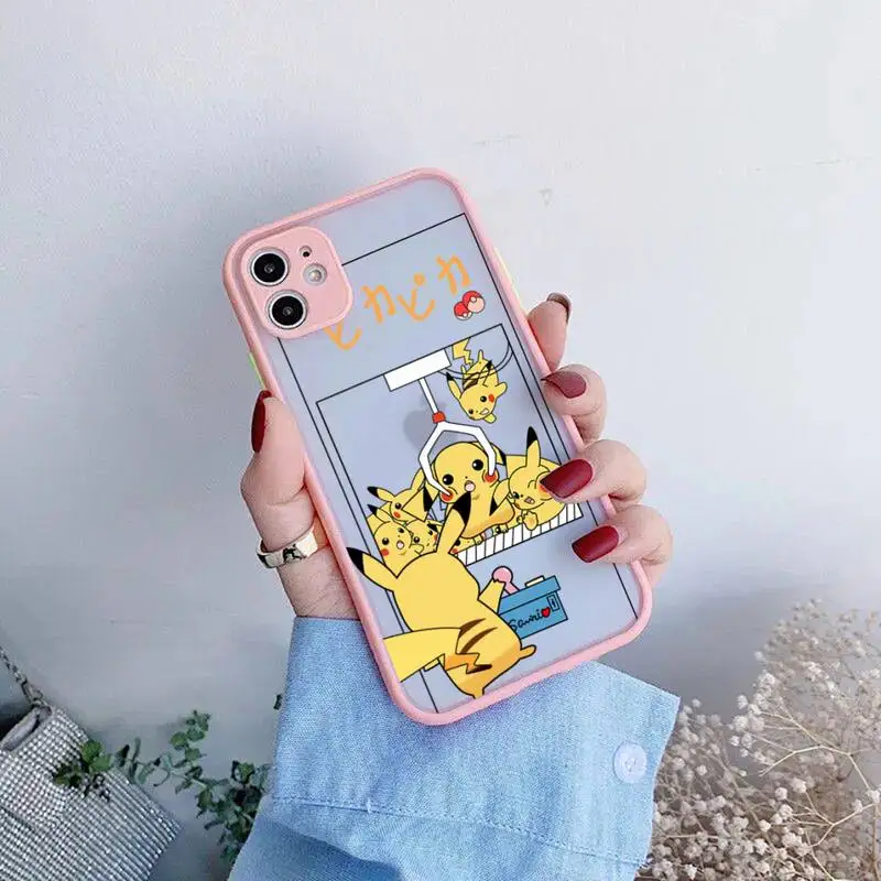Чехол для телефона с мультяшным покемоном Пикачу iphone 13 12 11 Pro Max Mini XS 8 7 Plus X SE 2020 XR