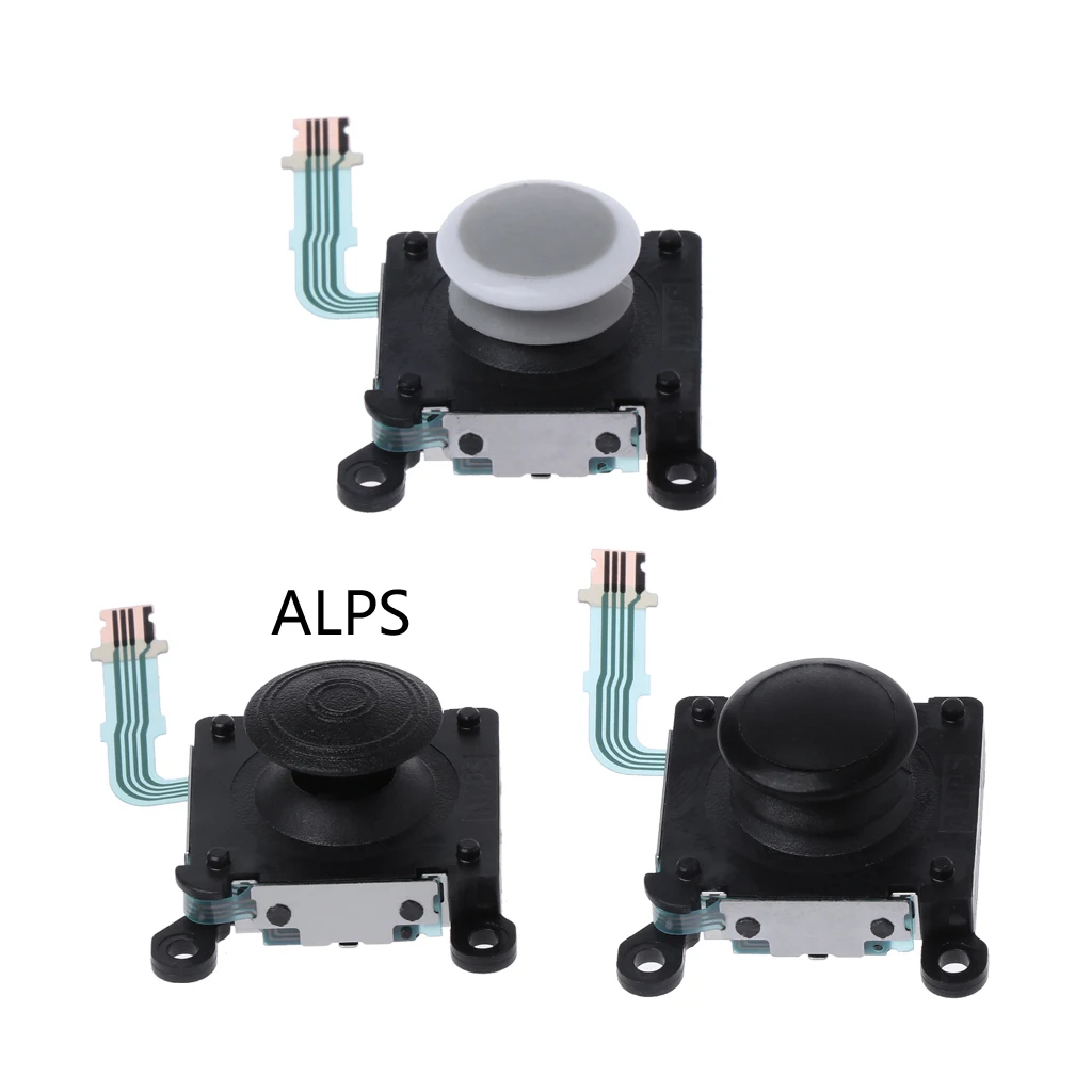 

3D Analog Axis Joystick Module Potentiometer With Black Thumb Sticks For PSVita PS Vita 2000 Controller Replacement Dropshipping