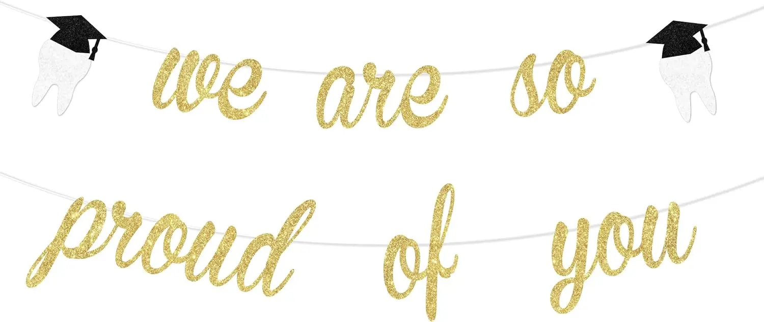 2024 стоматологический Выпускной вечерние Декор мы очень гордимся вами баннером