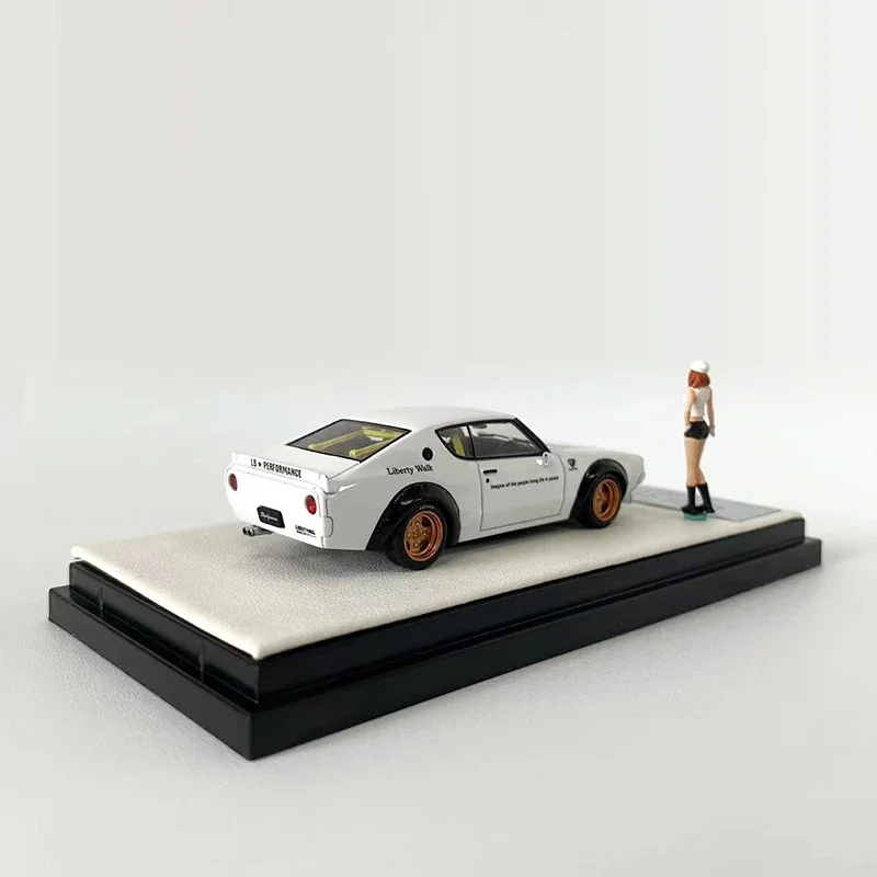 Time Micro 1:64 LBWK KPGC110 Коллекционная модель автомобиля из сплава белая