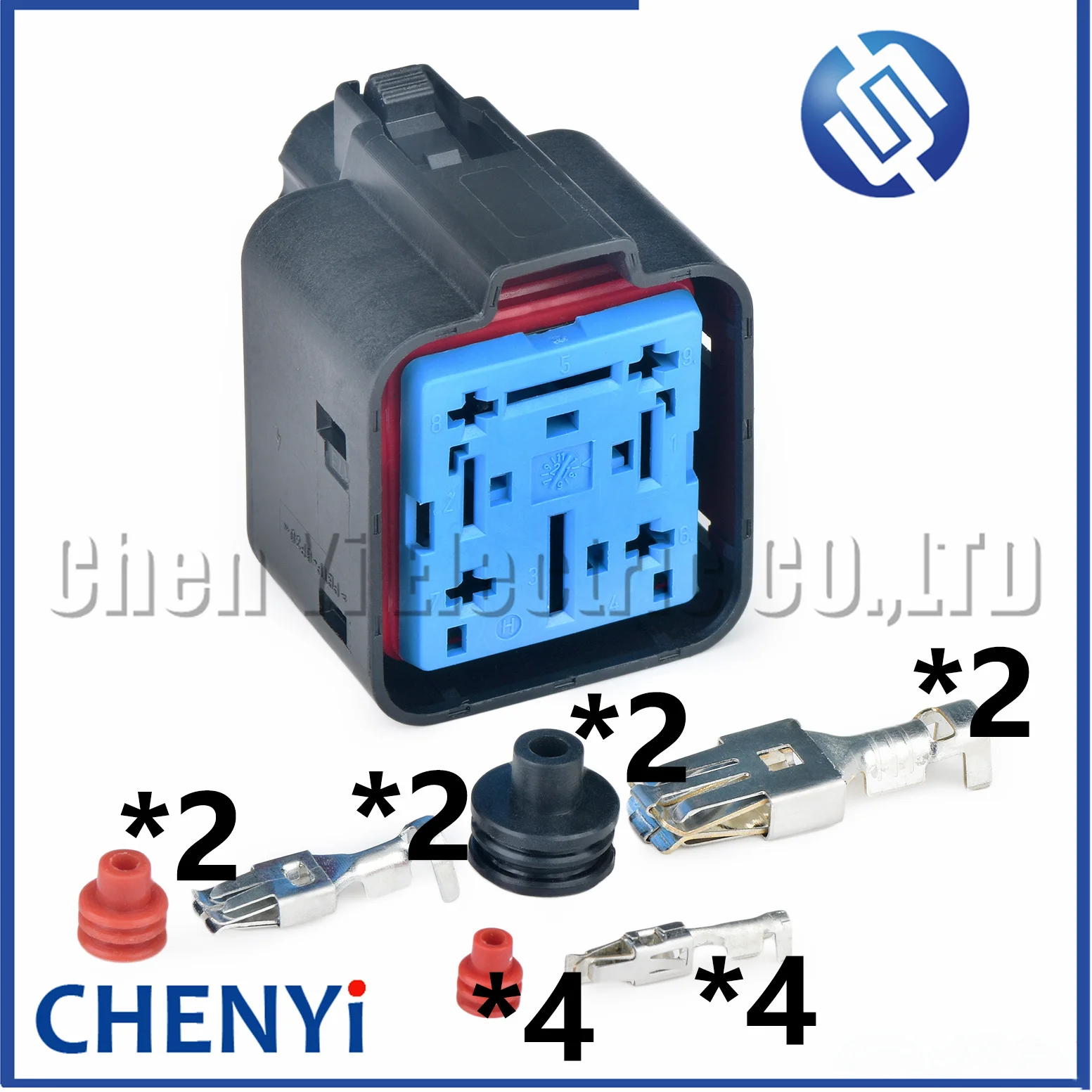 Водонепроницаемый автомобильный разъем 8 контактов yuyi 10740372 60431011 98AG-14A464-KHA