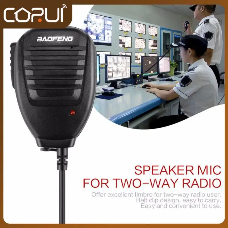 

1PCS Baofeng UV5R Handheld Microphone Speaker Microphone Suitable For Portable Radio U888S 5R UV82 8D 5RE 5RA Walkie-talkie