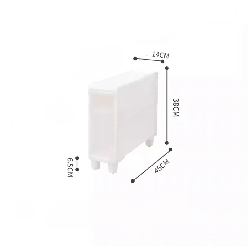 14x45cm kitchen bathroom storage rack floor mounted waterproof toilet side cabinet space saver waterproof shelves free global shipping