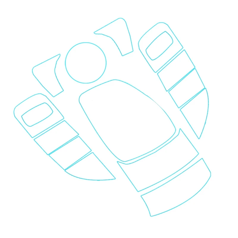 

14 шт., защитная пленка для экрана Mercedes Benz C E GLC W213 W205 X253 2015-2019