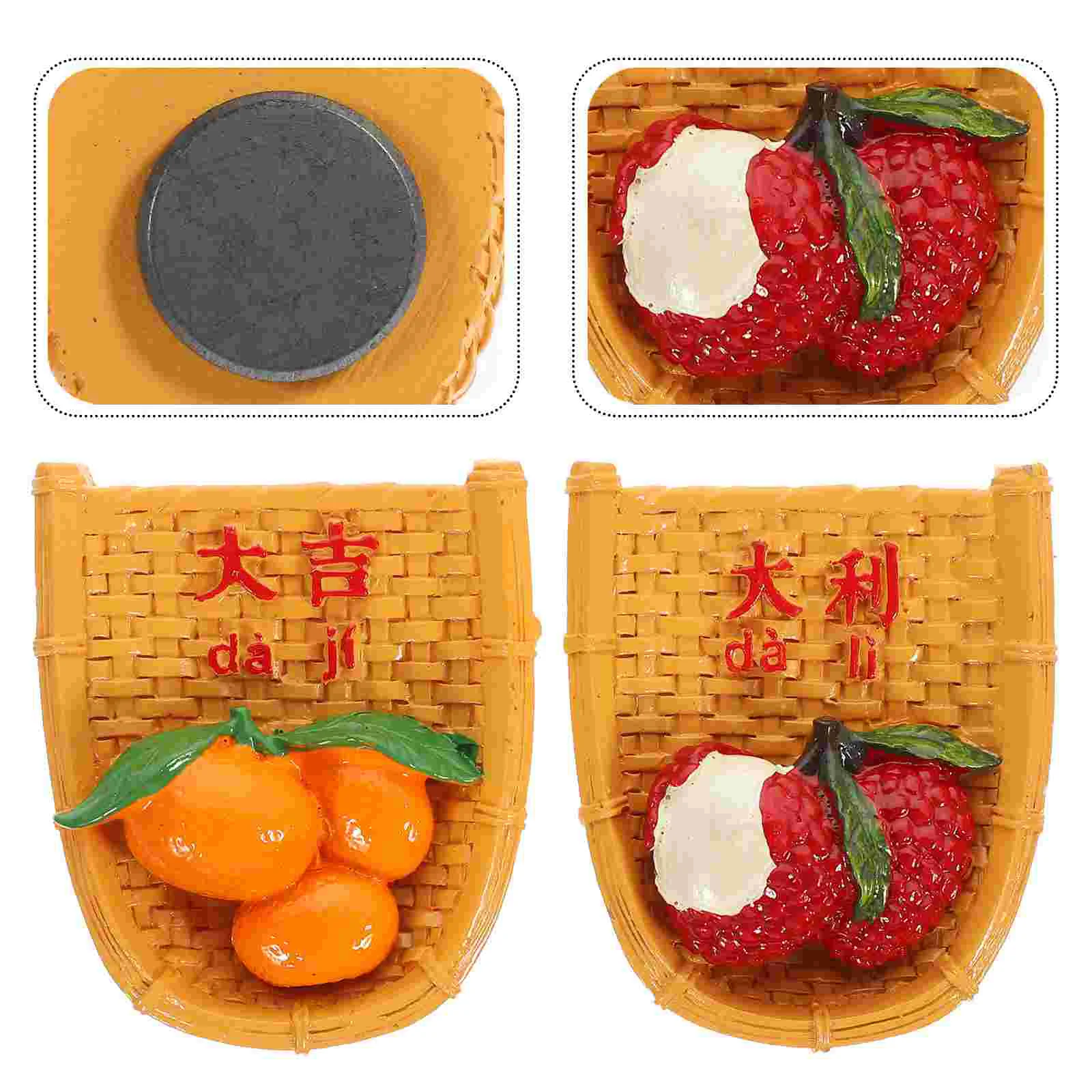 

Magnet Fridge Magnets Refrigerator Year Chinese Sticker New Locker Festival Decorative Gift Whiteboard Decorations Rabbit