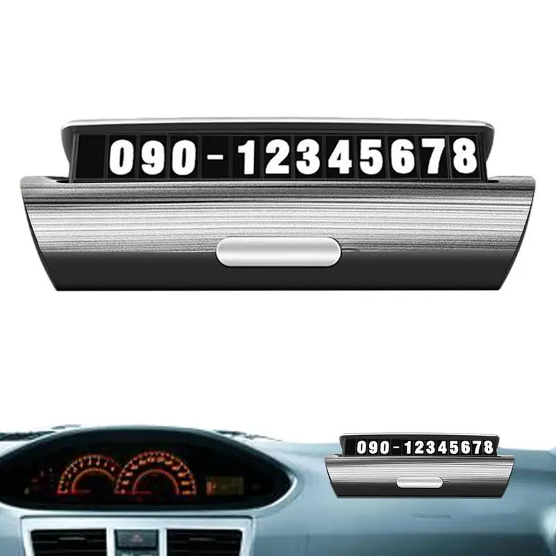 

Automobile Temporary Car Parking Card Number Plate Luminous Telephone Number Plate Vehicle Park Phone Numbers Plate For Car