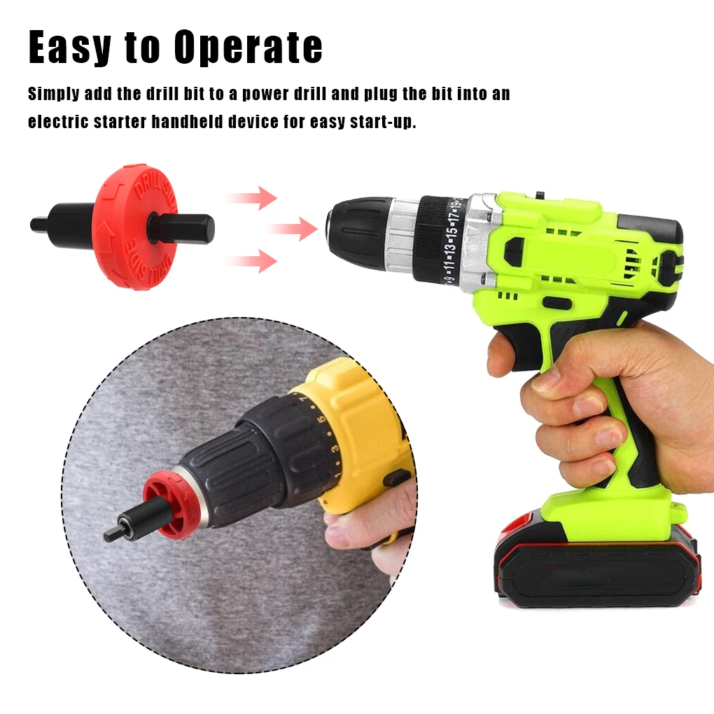 Motor starter mower Jump Start Electric Engine Drill Bit Adapter Plug Button Troy-Bilt Trimmers Leaf Blowers Cultiv