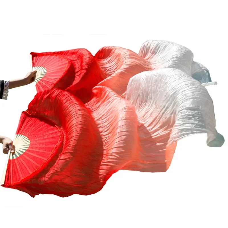 120 см/150 см/180 см вуаль из чистого шелка для танца живота китайская бамбуковая