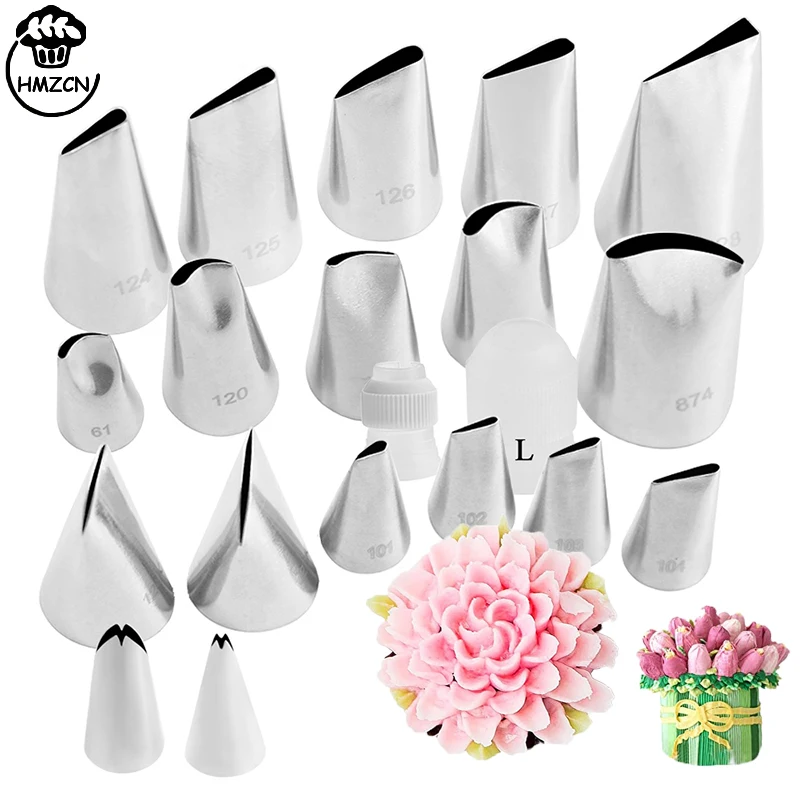 

1PCS Rose Leaves Nozzles Cake Decorating Tips Set Cream Icing Piping Fondant Rose Nozzle Pastry Tools Fondant Decorating Tools