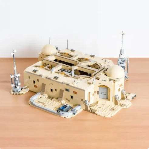 

In Stock 2023 3187PCS Mos Eisley Bistro Cantinaed 75290 The Rise of Skywalker Building Blocks Toys For Children Gifts