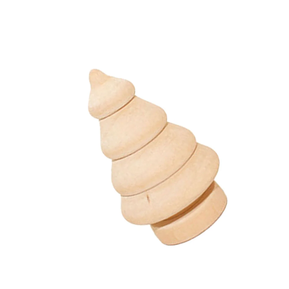 

Wooden Peg Diy Christmas Wood Painted Unfinished Tree Toy Crafts Kids Craft Blank Ornaments Toys People Educational Graffiti