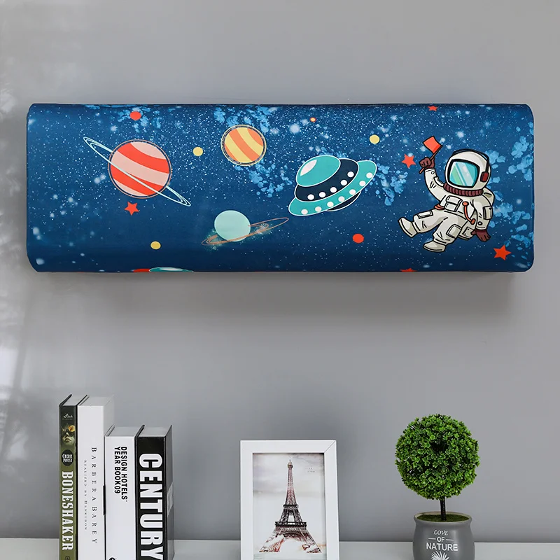 

Настенный Вертикальный чехол с рисунком, пылезащитные Чехлы, подходящие для кондиционера 1P 2P