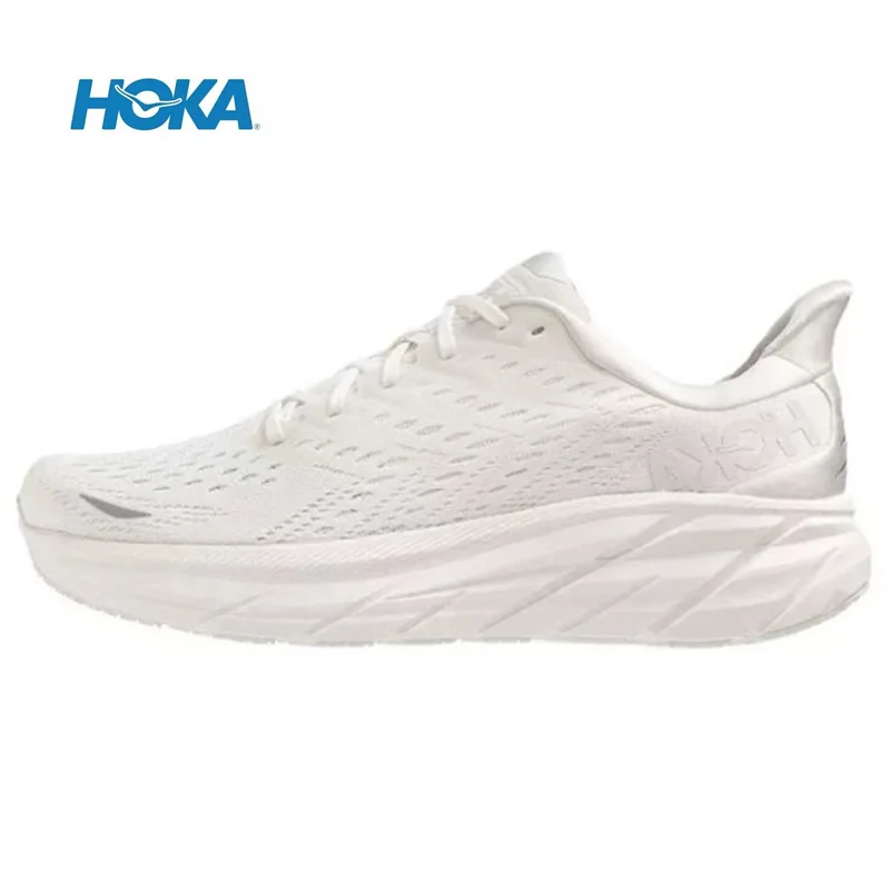 

HOKA Clifton 8 Men and Women Shoes Road Running Shoes Mesh Surface Shock Absorbing Breathable Non-slip Fashion Casual Sneakers