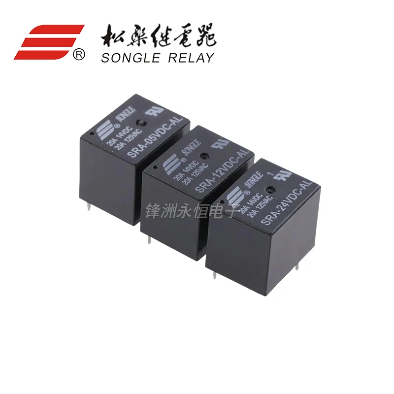 Фото 5 шт. оригинальное новое SRA-05VDC-AL SRA-12VDC-AL SRA-24VDC-AL-CL 20A 4Pin 5Pin 5V 12V 24V автомобильное реле №2