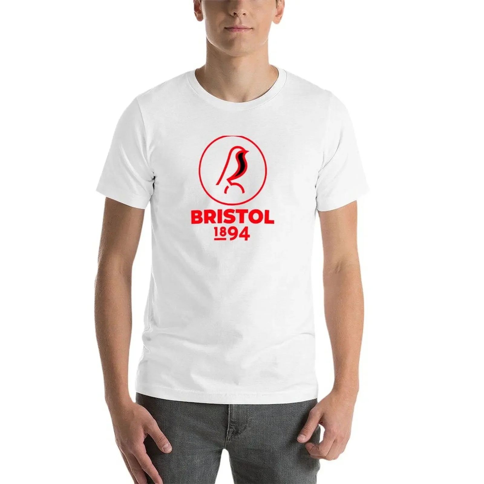 Футболка Bristol City с графикой хлопковые футболки рисунком для мужчин